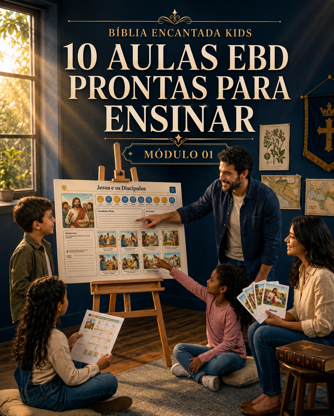 Capa do material 01 — 10 Aulas EBD Prontas para Ensinar