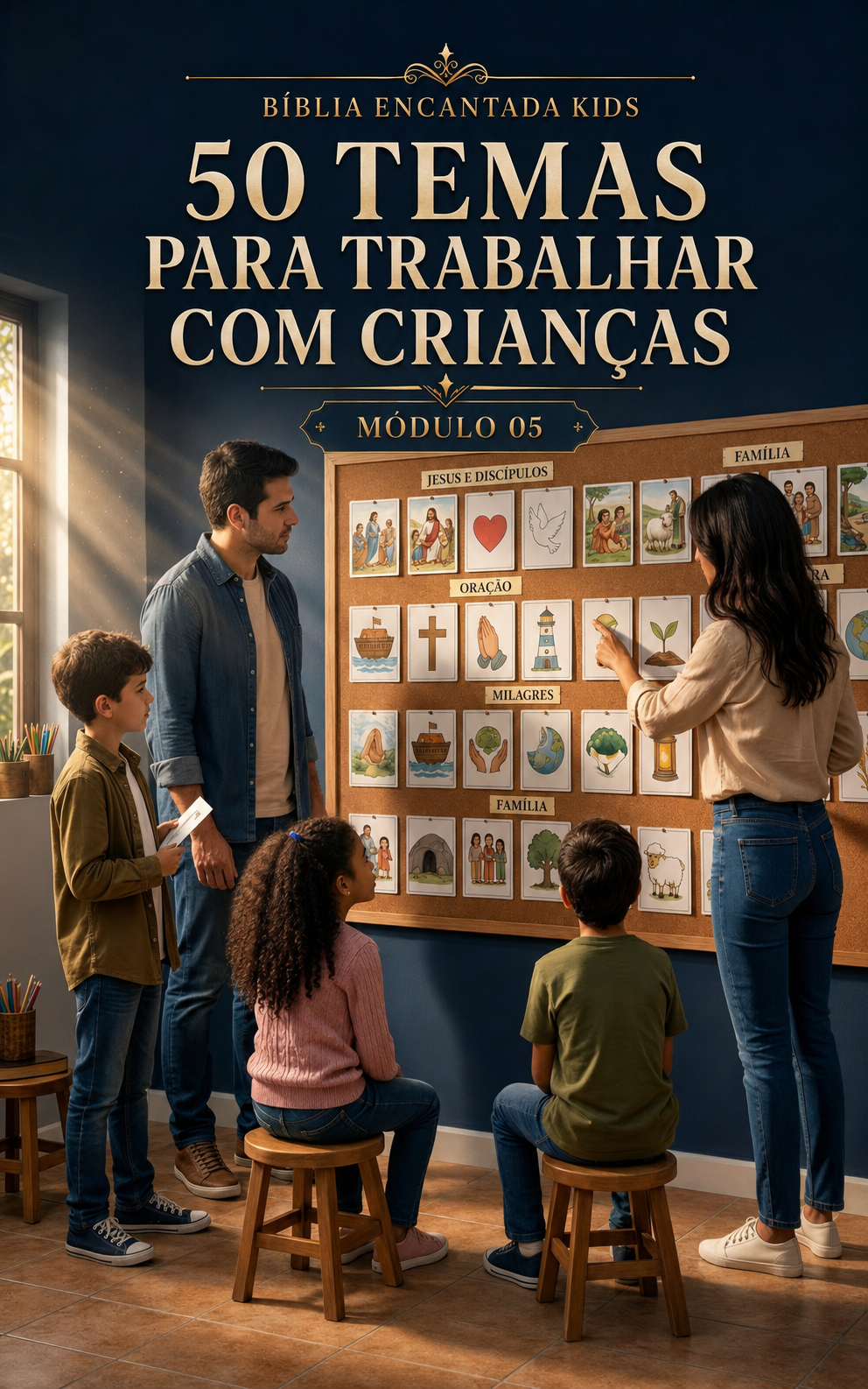 Capa do material 05 — 50 Temas para Trabalhar com Crianças