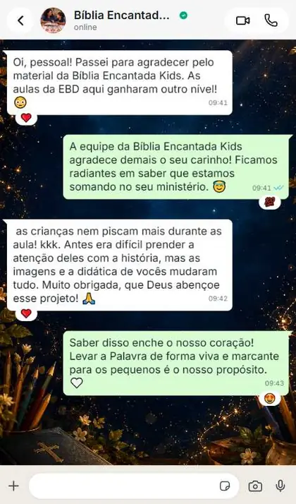 Depoimento enviado por WhatsApp (1 de 6)